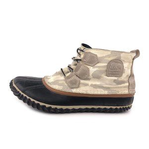 Sorel Out N About Waterproof Canvas Ankle Rain Boots